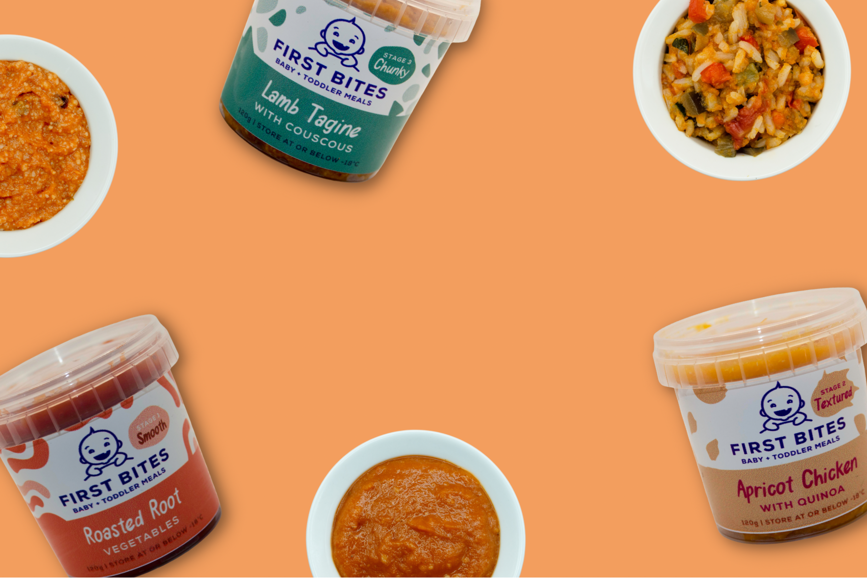 First Bites Baby Food, Perth. Bold flavours, various textures, nutritious baby and toddler meals