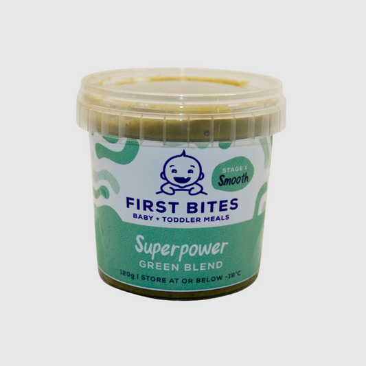  First Bites Baby Food - Superpower Green Blend
