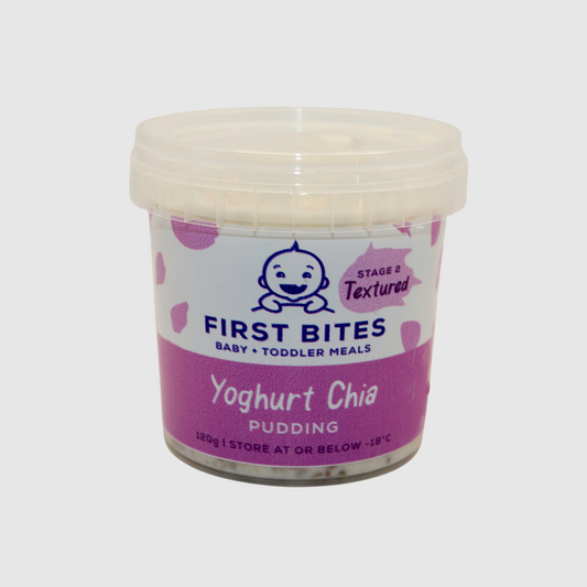 First Bites Baby Food - Yoghurt Chia Pudding